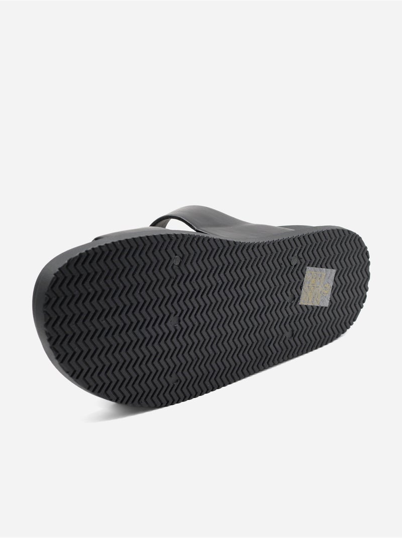 Zapatillas con doble correa Negro - Kiabi