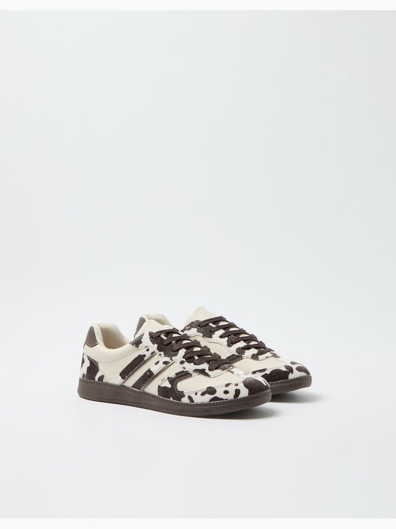 Zapatillas con estampado animal, MO Fashion Marrón - Kiabi