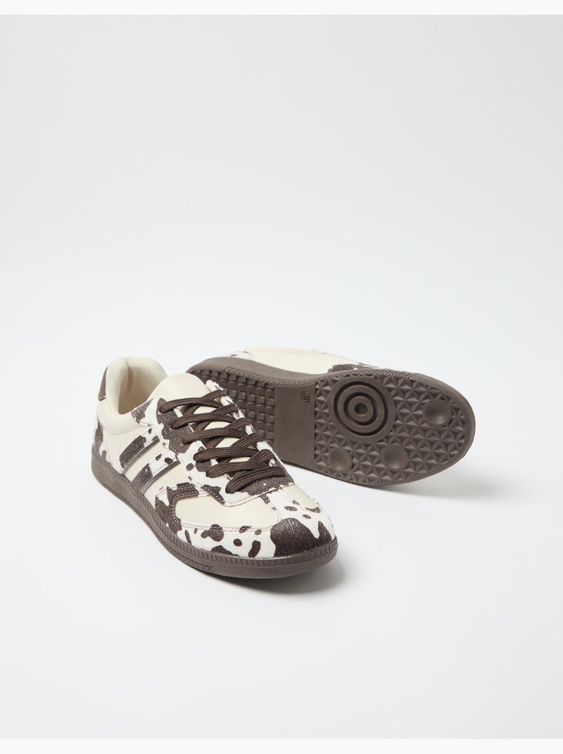 Zapatillas con estampado animal, MO Fashion Marrón - Kiabi