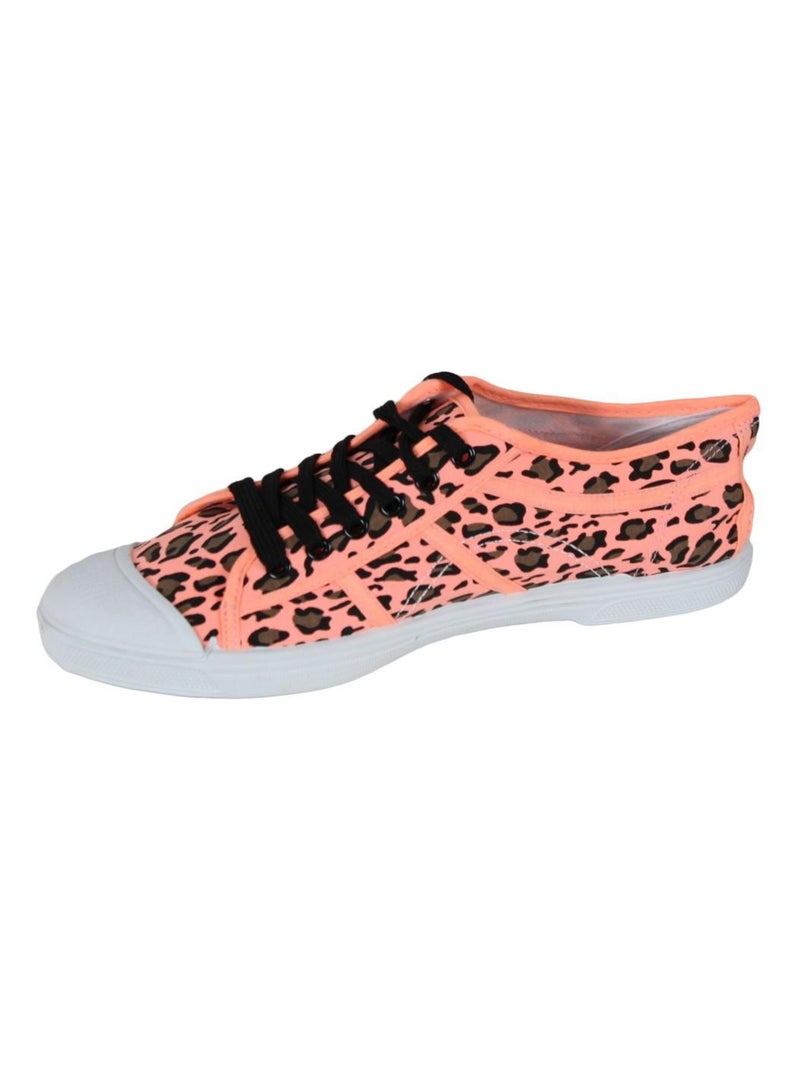 Zapatillas con estampado de leopardo Kebello Naranja - Kiabi