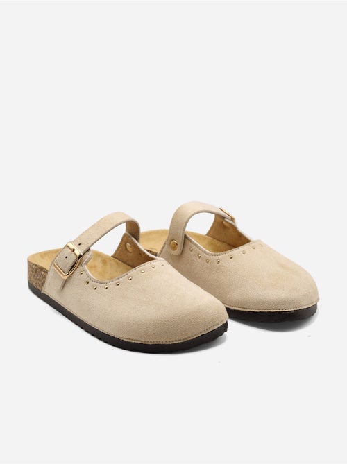 Zapatillas con hebilla y tachuelas - Kiabi Zapatillas con hebilla y tachuelas - Kiabi