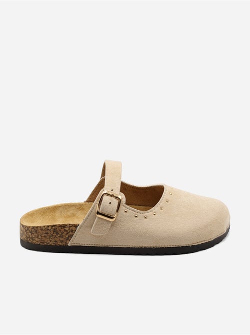 Zapatillas con hebilla y tachuelas - Kiabi Zapatillas con hebilla y tachuelas - Kiabi