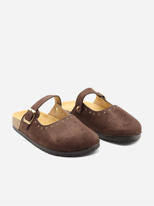 Zapatillas con hebilla y tachuelas - Kiabi Zapatillas con hebilla y tachuelas - Kiabi