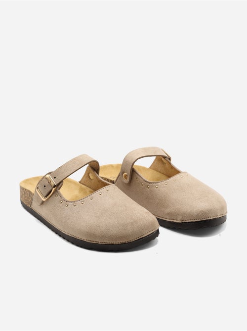 Zapatillas con hebilla y tachuelas - Kiabi Zapatillas con hebilla y tachuelas - Kiabi