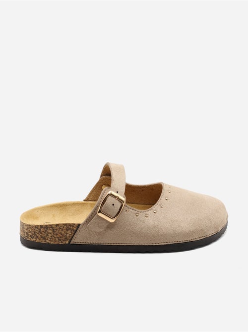 Zapatillas con hebilla y tachuelas - Kiabi Zapatillas con hebilla y tachuelas - Kiabi