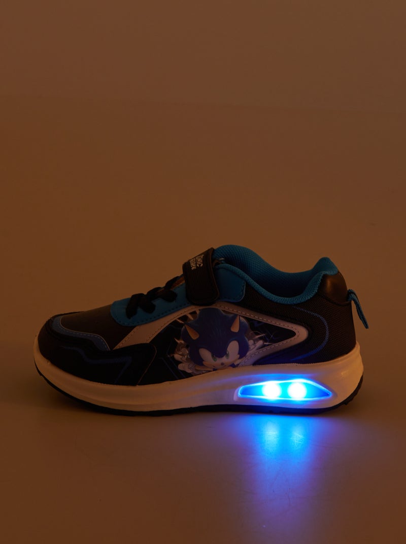Zapatillas con leds luminosos 'Sonic' 'SEGA' NEGRO - Kiabi