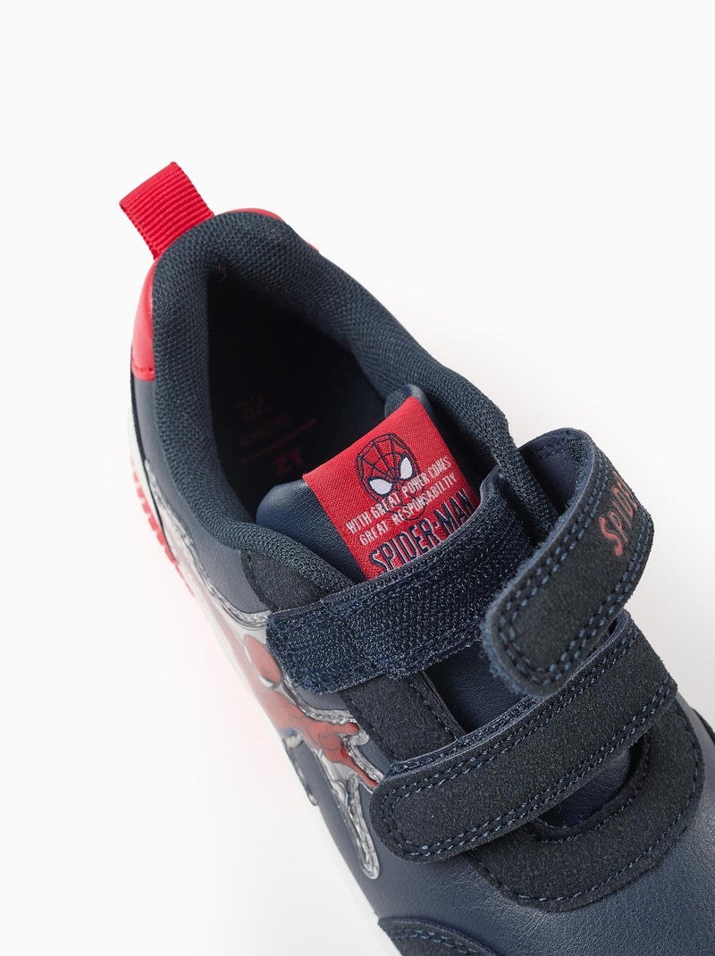 Zapatillas con luces y cierre adherente Azul oscuro - Kiabi