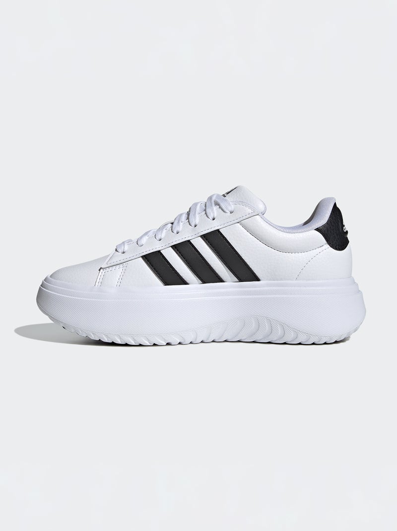 Zapatillas con plataforma 'Grand Court' 'Adidas' blanco - Kiabi