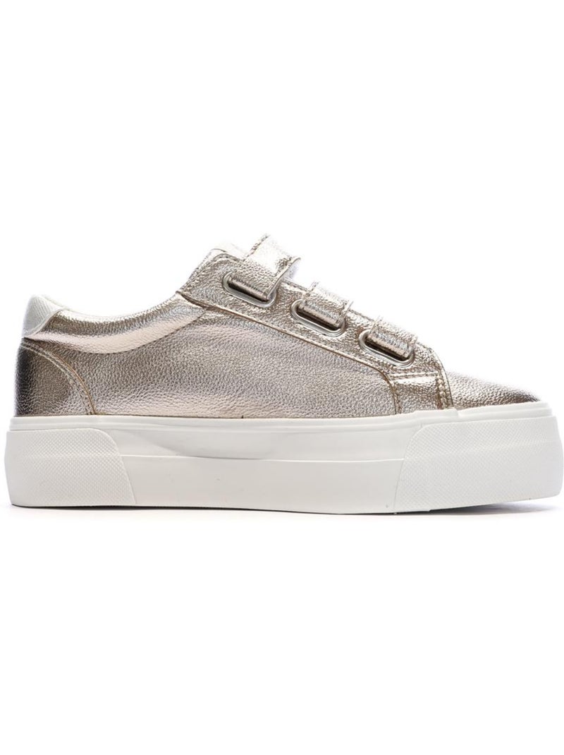 Zapatillas con plataforma para mujer kaporal Dorado/Oro - Kiabi