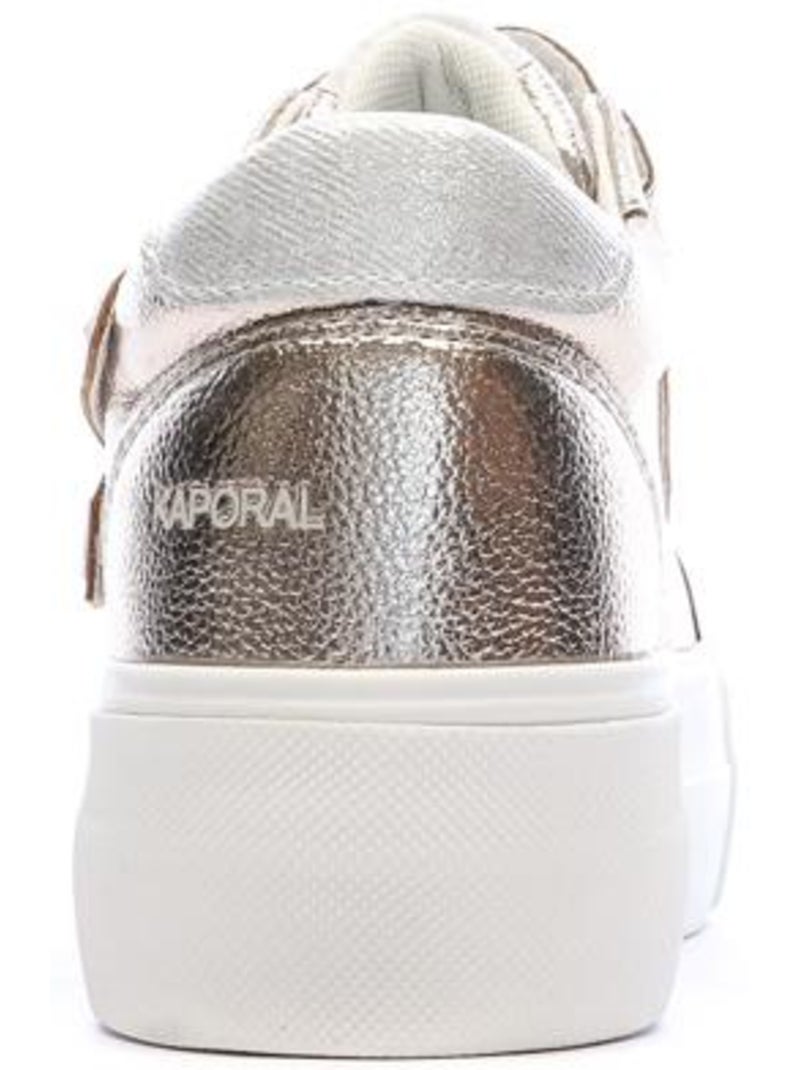 Zapatillas con plataforma para mujer kaporal Dorado/Oro - Kiabi