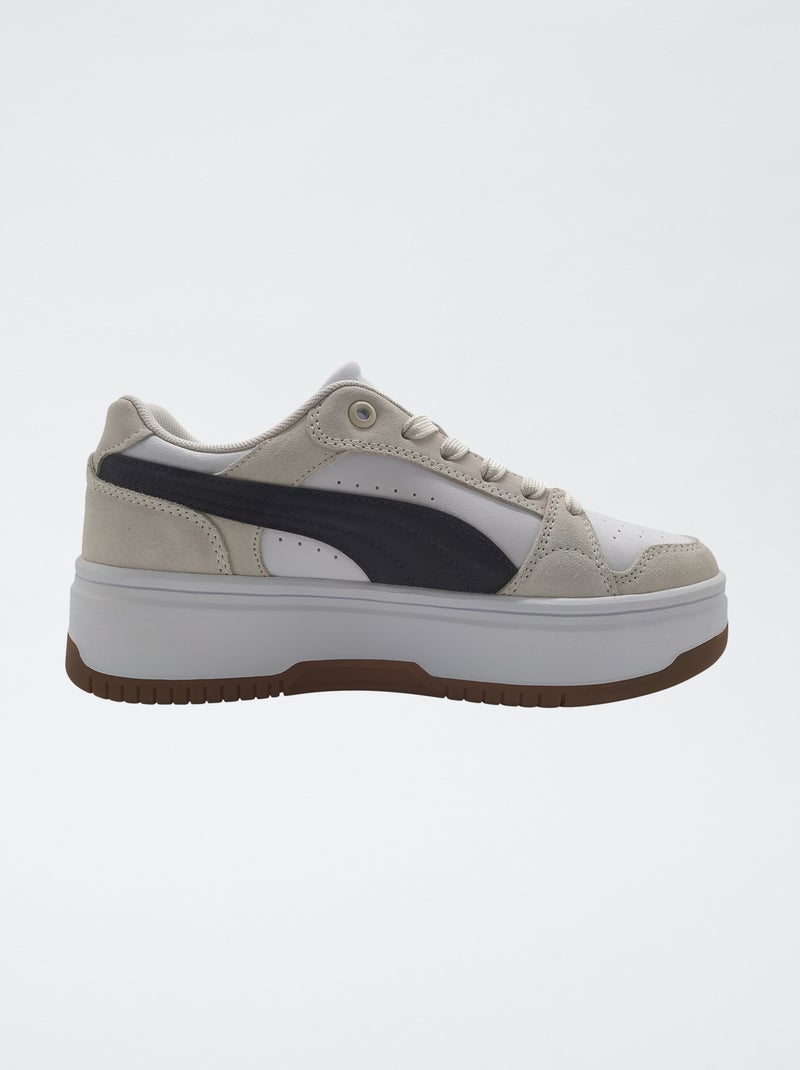 Zapatillas con plataforma 'Puma' Blanco - Kiabi