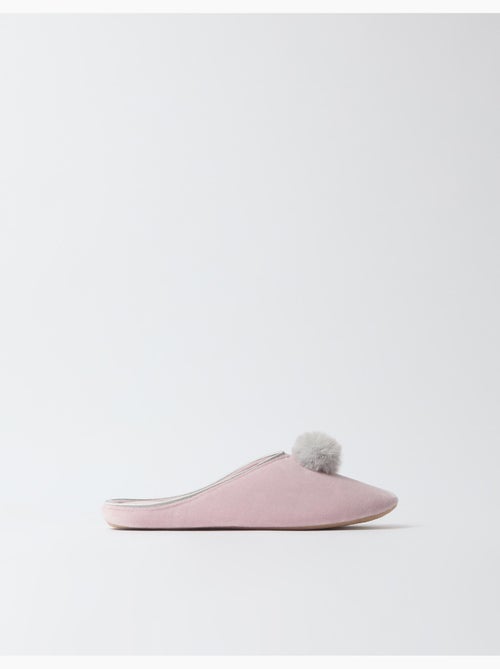Zapatillas con pompones, mo fashion - Kiabi