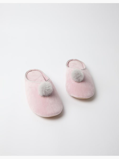 Zapatillas con pompones, mo fashion - Kiabi
