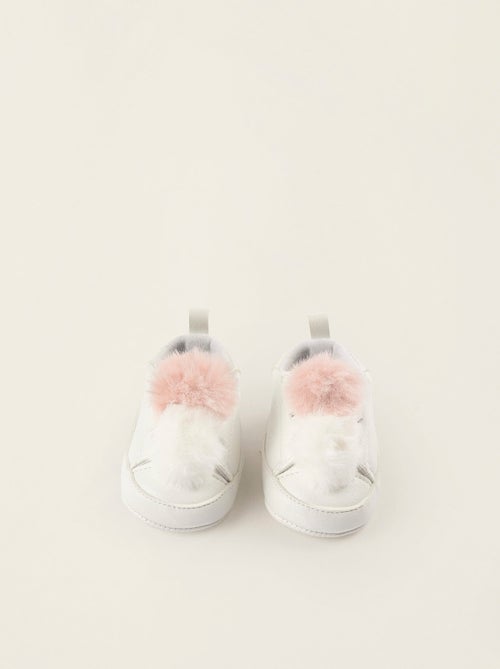 Zapatillas con pompones - Kiabi