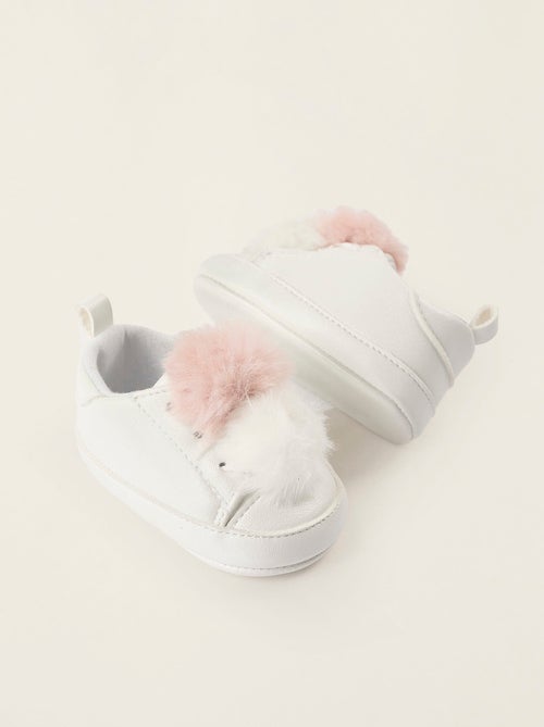 Zapatillas con pompones - Kiabi