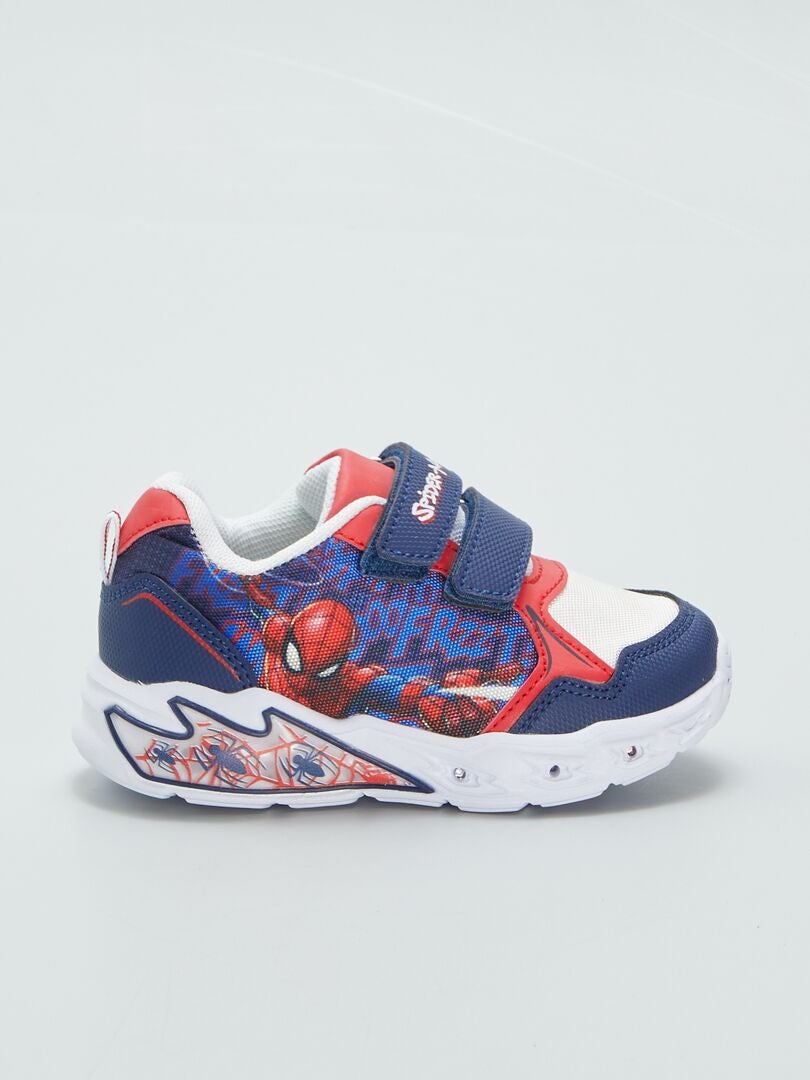 Zapatillas Spider Man Niños Zapatillas Spiderman Con Luces LED
