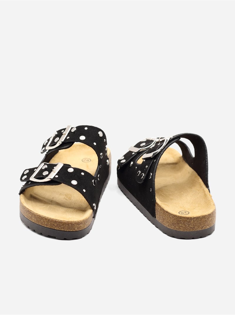 Zapatillas con tachuelas Negro - Kiabi