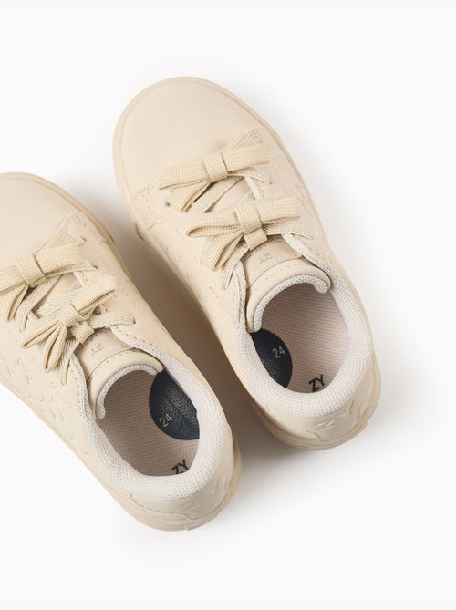 Zapatillas con textura y lazos - Kiabi