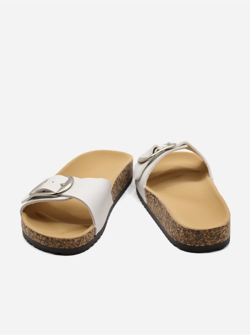 Zapatillas con tiras Blanco - Kiabi