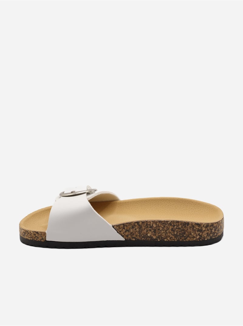 Zapatillas con tiras Blanco - Kiabi