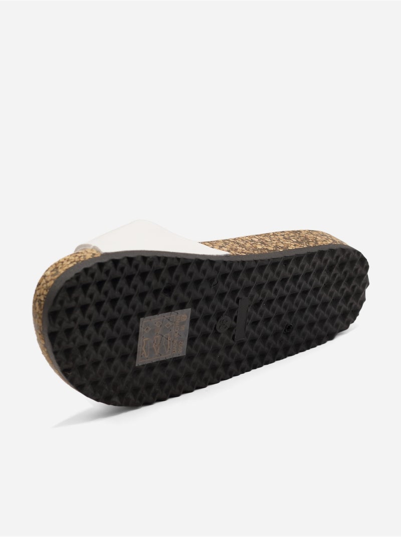 Zapatillas con tiras Blanco - Kiabi