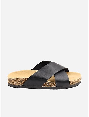 Zapatillas con tiras cruzadas
