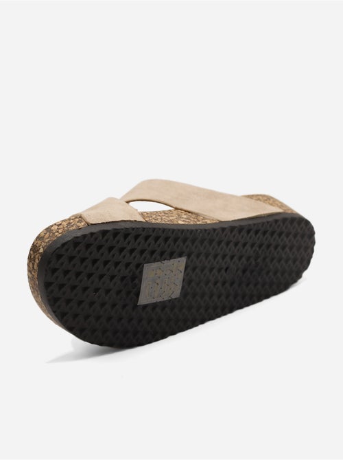 Zapatillas con tiras cruzadas - Kiabi