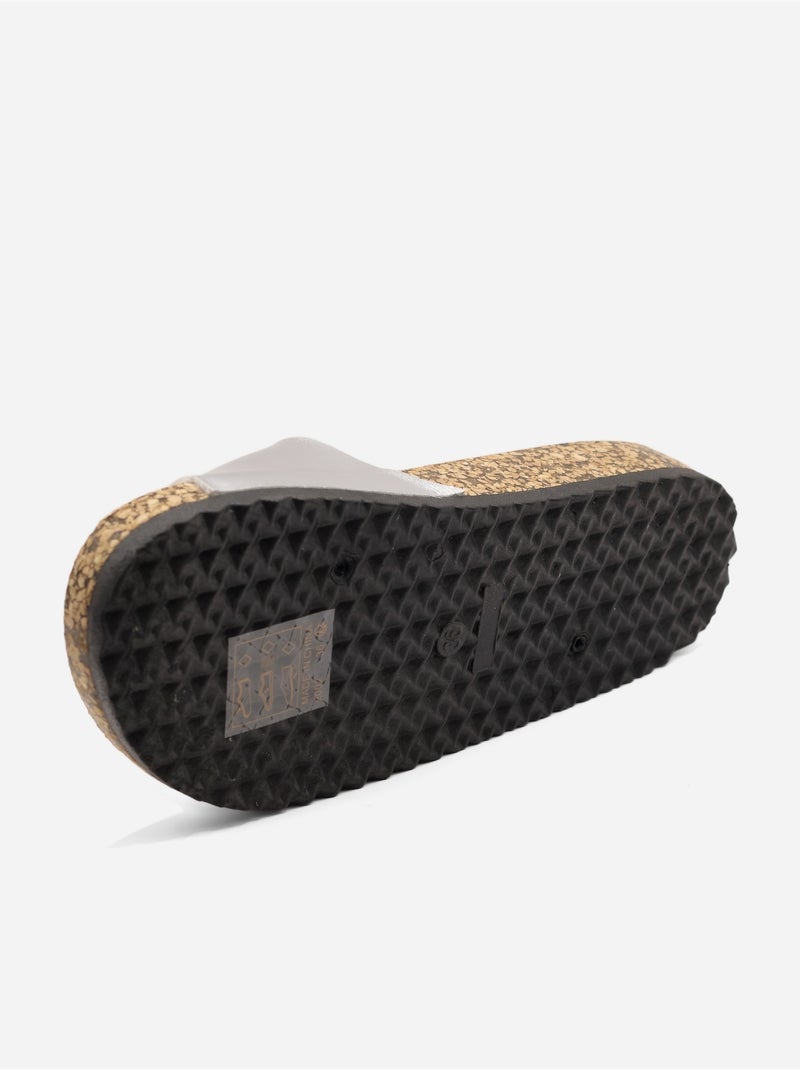 Zapatillas con tiras Plata - Kiabi