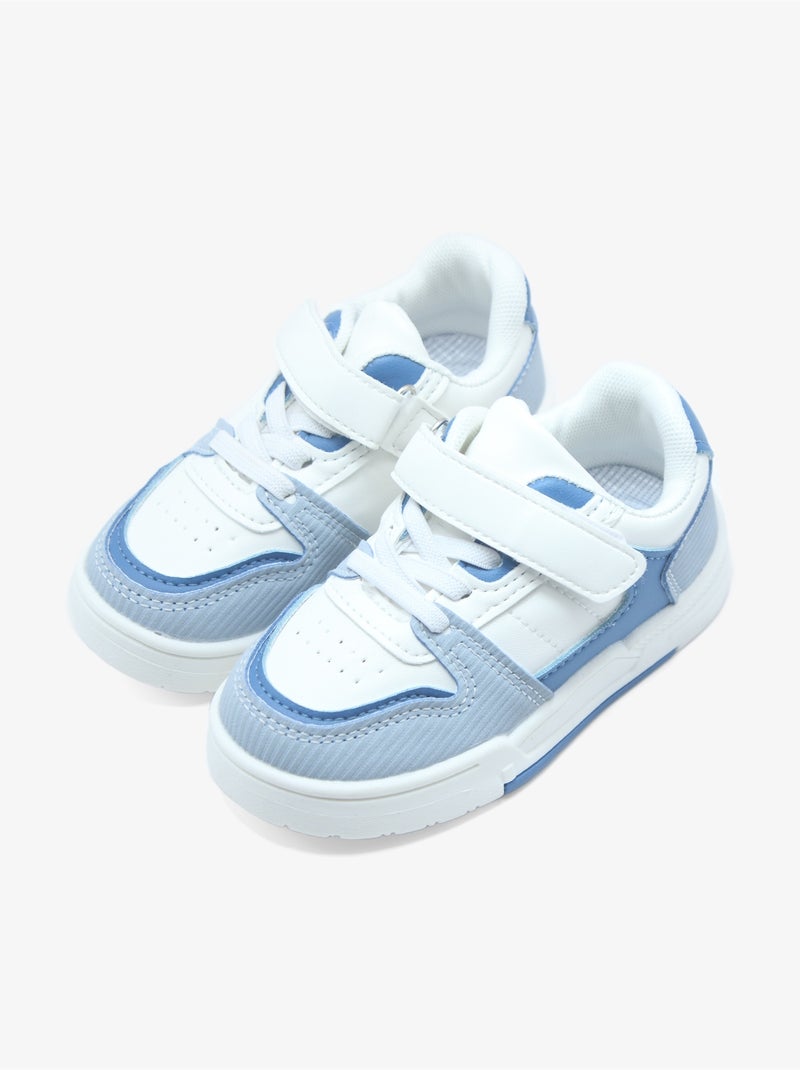 Zapatillas con velcro Azul - Kiabi