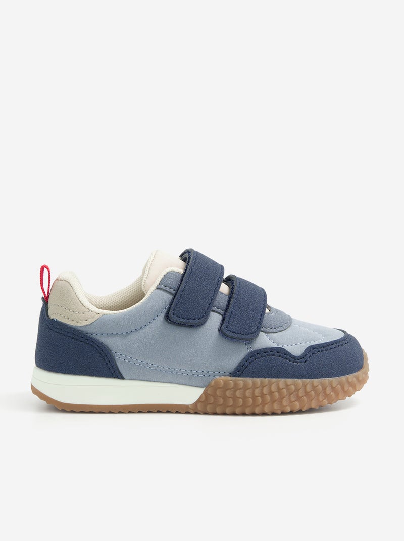 Zapatillas con velcro Azul - Kiabi