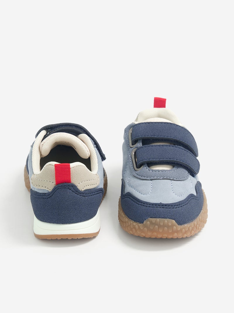 Zapatillas con velcro Azul - Kiabi