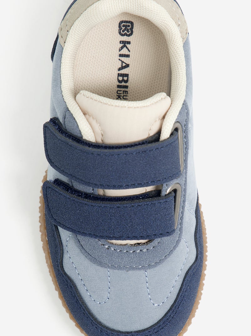 Zapatillas con velcro Azul - Kiabi
