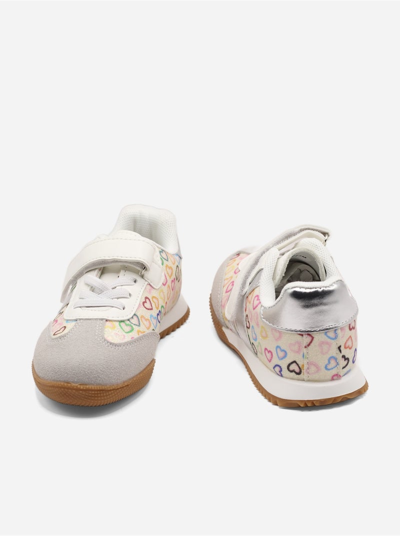 Zapatillas con velcro Blanco - Kiabi