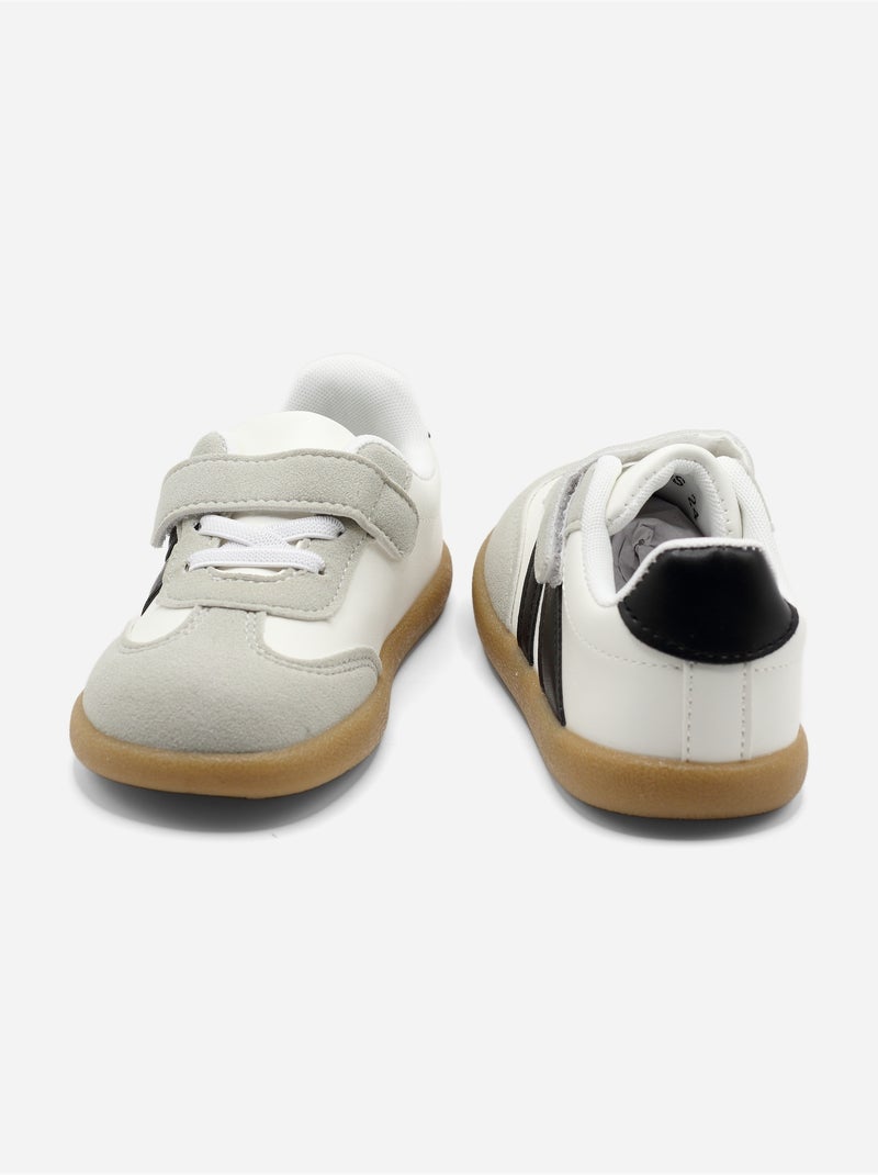 Zapatillas con velcro Blanco - Kiabi