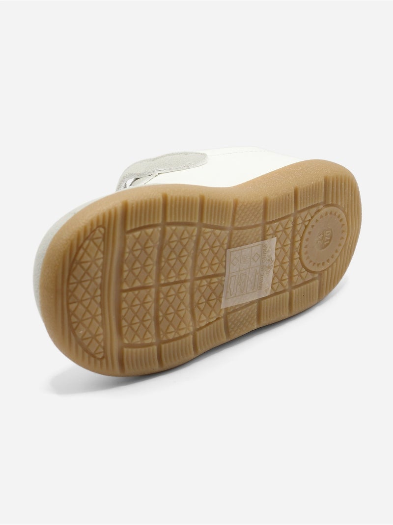 Zapatillas con velcro Blanco - Kiabi