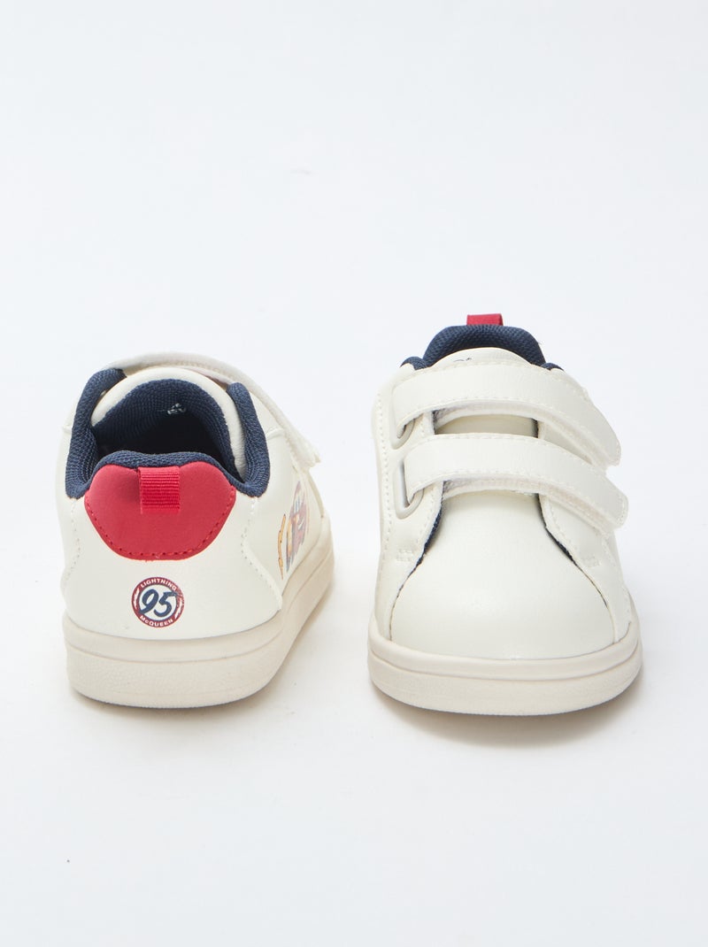 Zapatillas con velcro 'Cars' 'Disney' Blanco - Kiabi