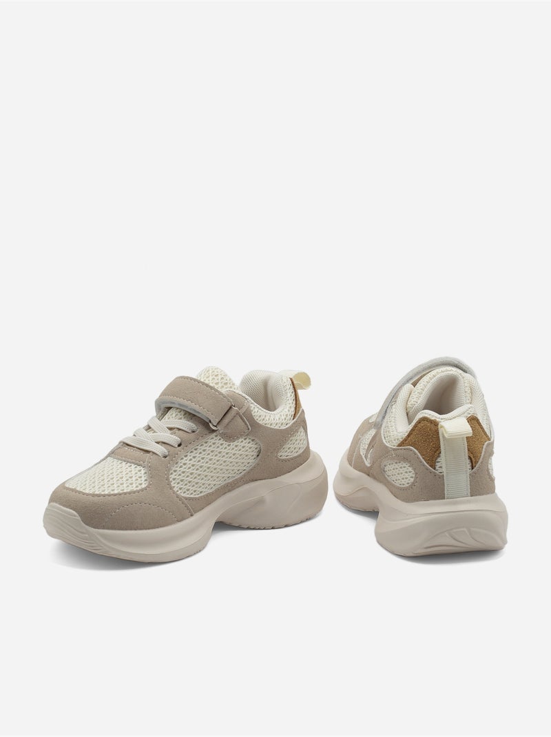 Zapatillas con velcro Crema - Kiabi