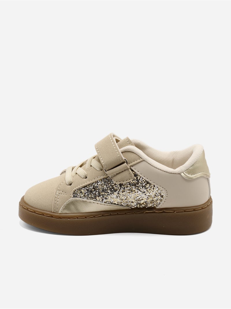 Zapatillas con velcro Crema - Kiabi