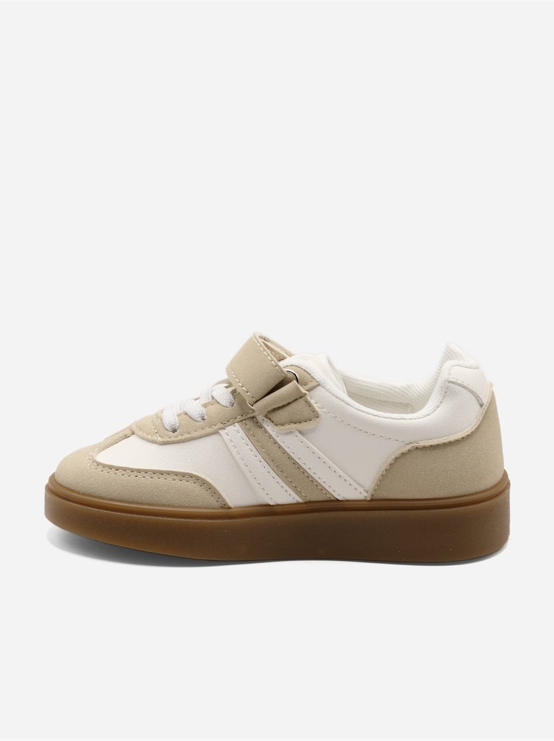 Zapatillas con velcro Crema - Kiabi