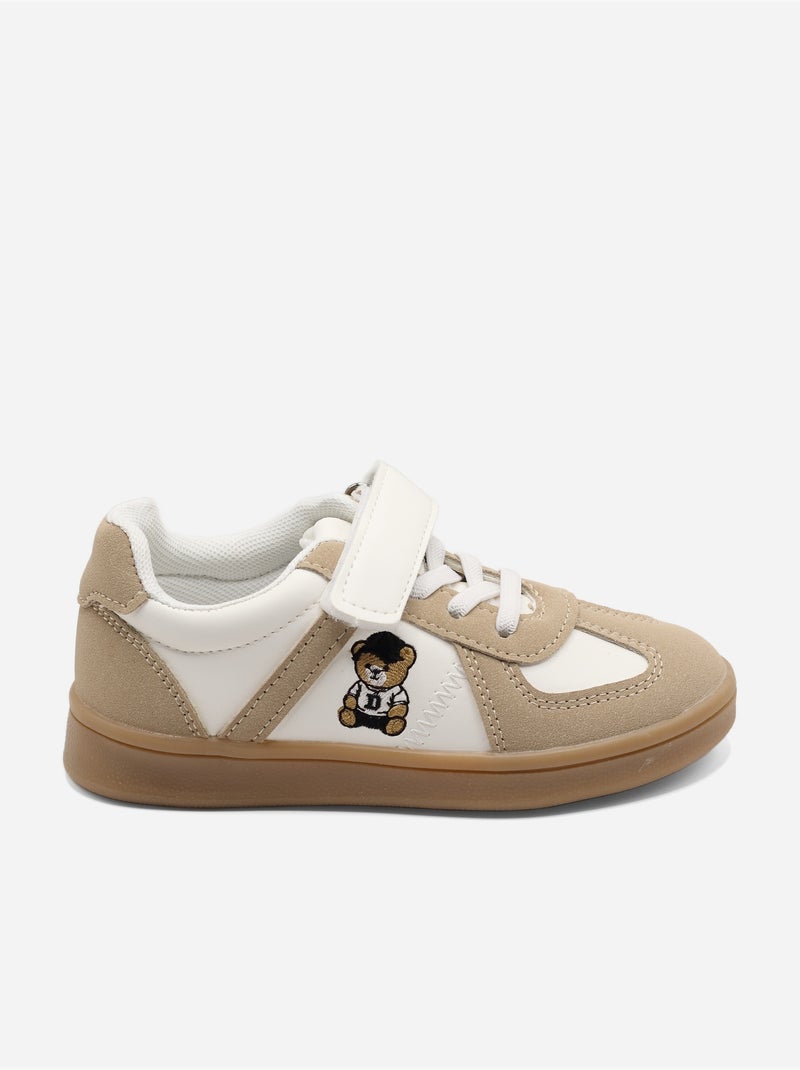 Zapatillas con velcro Crema - Kiabi