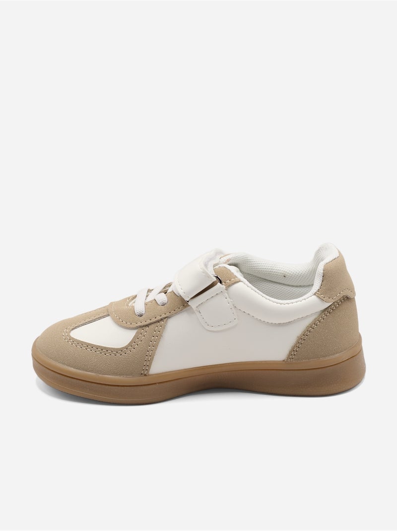 Zapatillas con velcro Crema - Kiabi