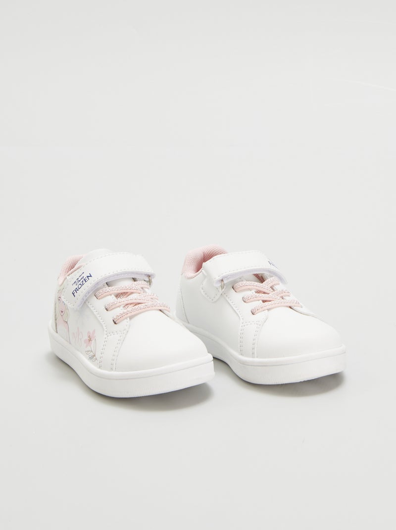 Zapatillas con velcro 'Frozen' BLANCO - Kiabi