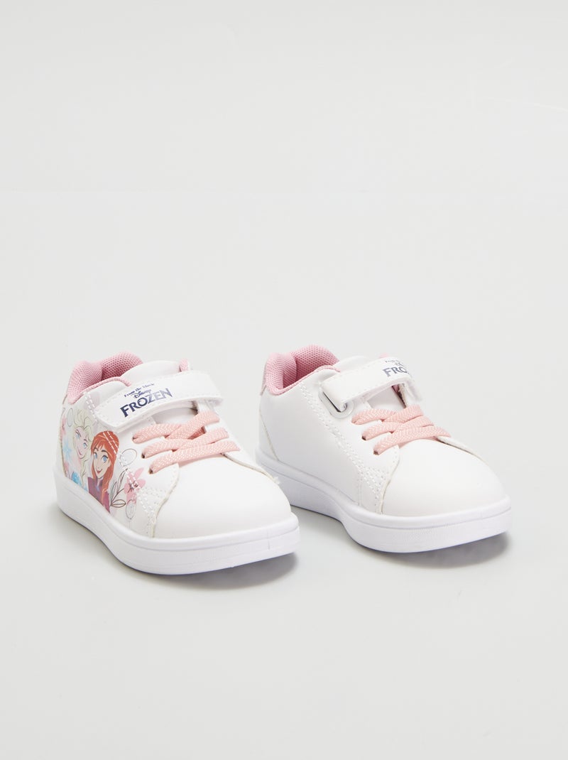 Zapatillas con velcro 'Frozen' BLANCO - Kiabi