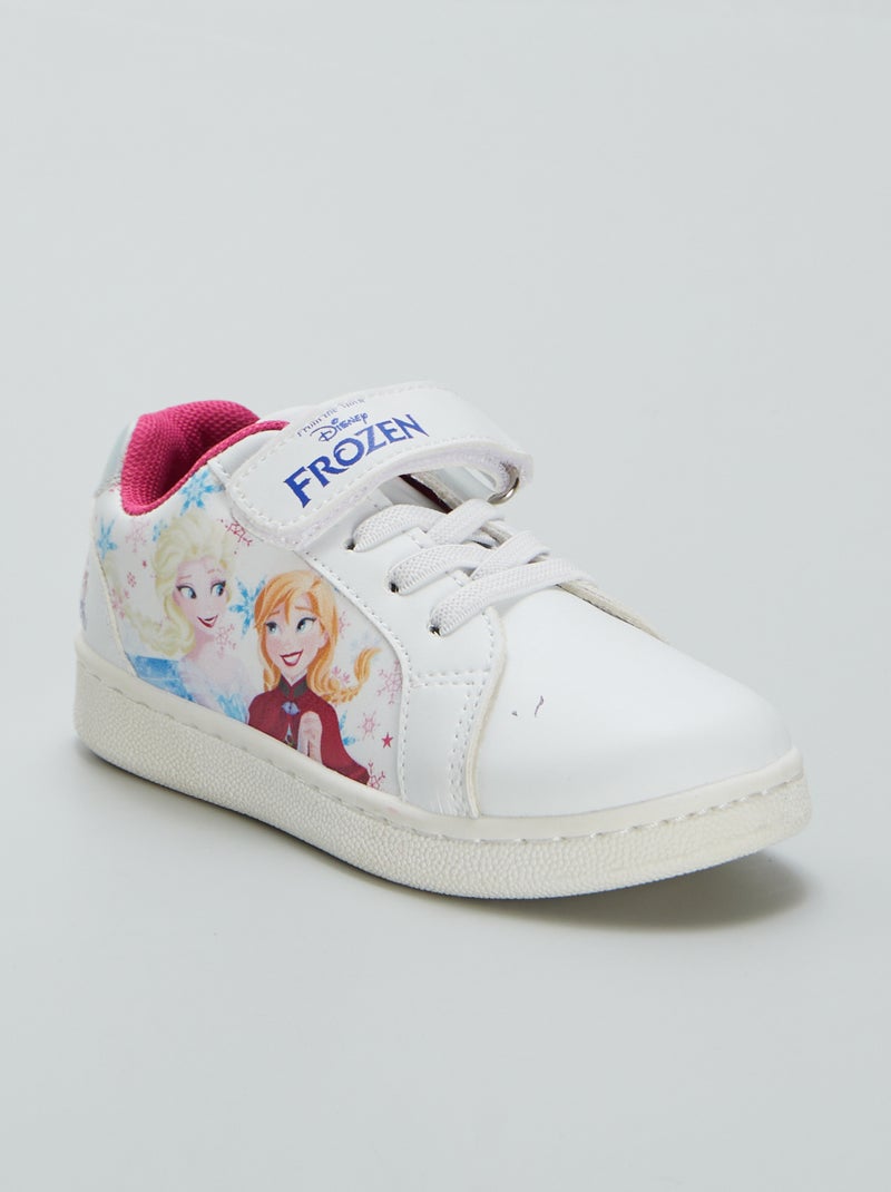 Zapatillas con velcro 'Frozen' blanco - Kiabi