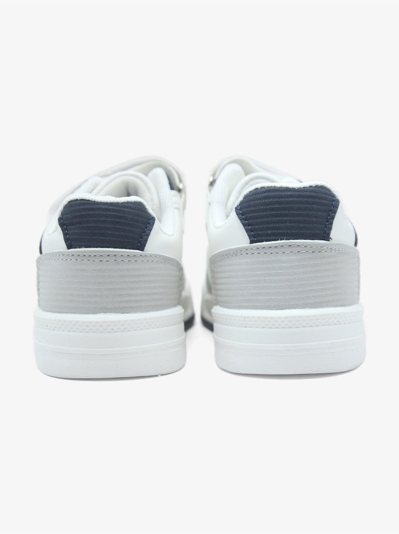 Zapatillas con velcro Gris - Kiabi