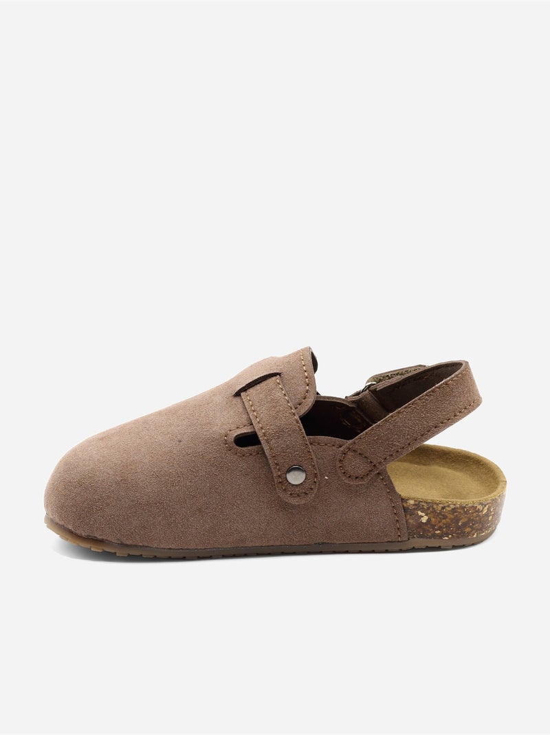 Zapatillas con velcro Marrón - Kiabi