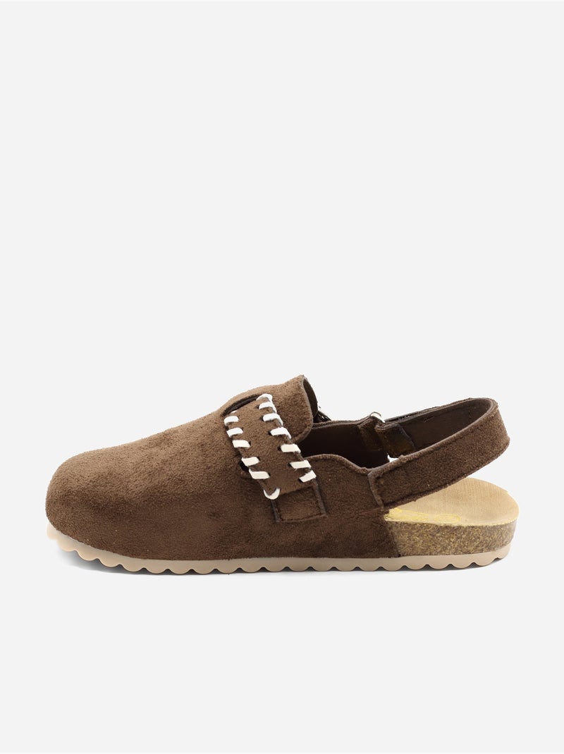 Zapatillas con velcro Marrón - Kiabi