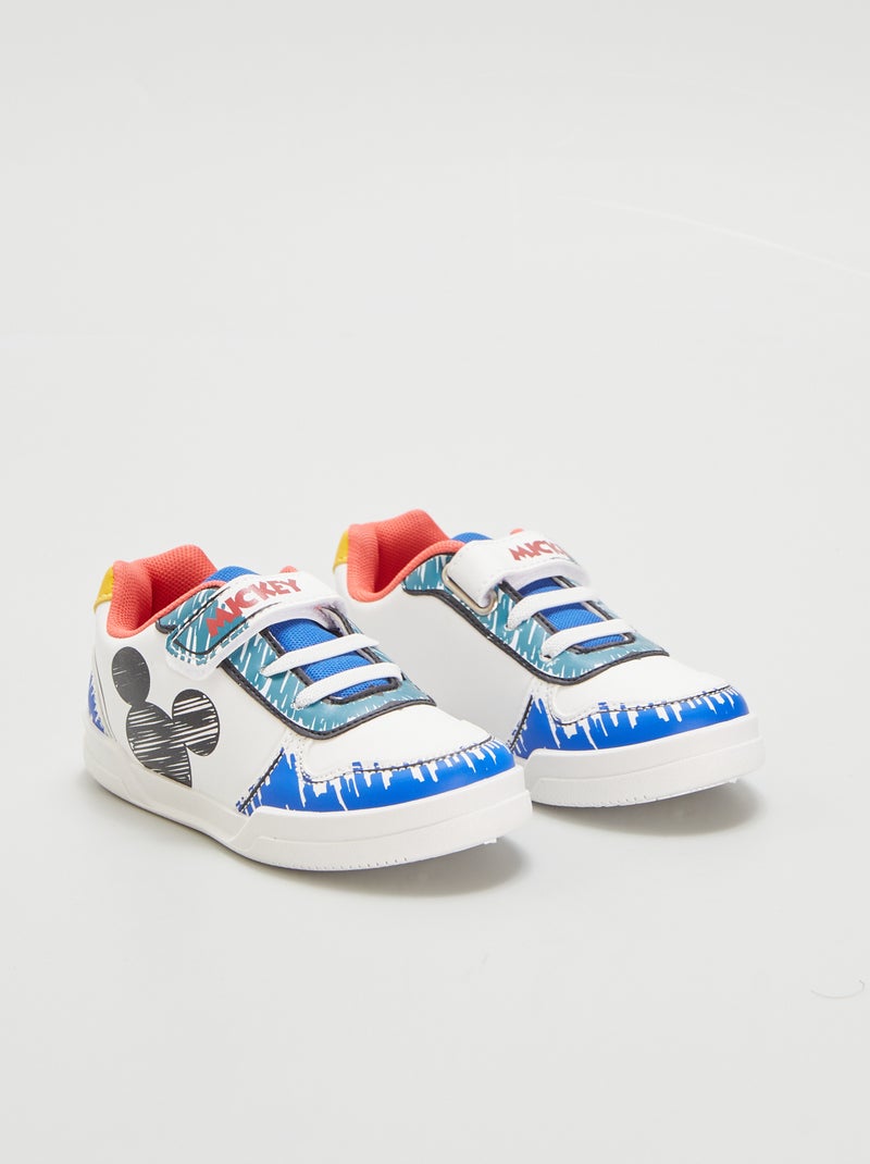 Zapatillas con velcro 'Mickey' Blanco - Kiabi