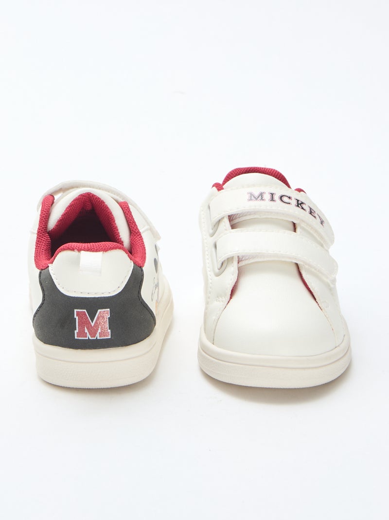 Zapatillas con velcro 'Mickey' 'Disney' Blanco - Kiabi