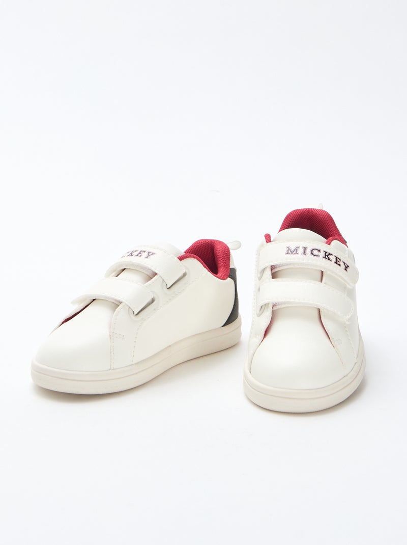 Zapatillas con velcro 'Mickey' 'Disney' Blanco - Kiabi